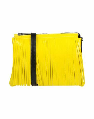 Gum Design Woman Cross-body bag Yellow Recycled PVC Cover