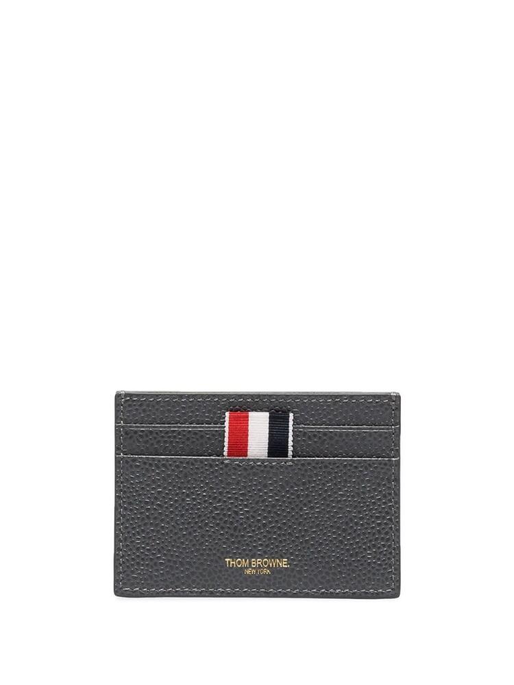 Thom Browne RWB loop tab cardholder - 025 DARK GREY Cover