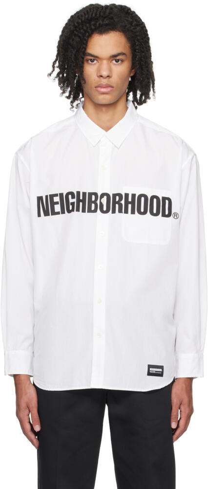 Neighborhood White Printed Shirt Cover