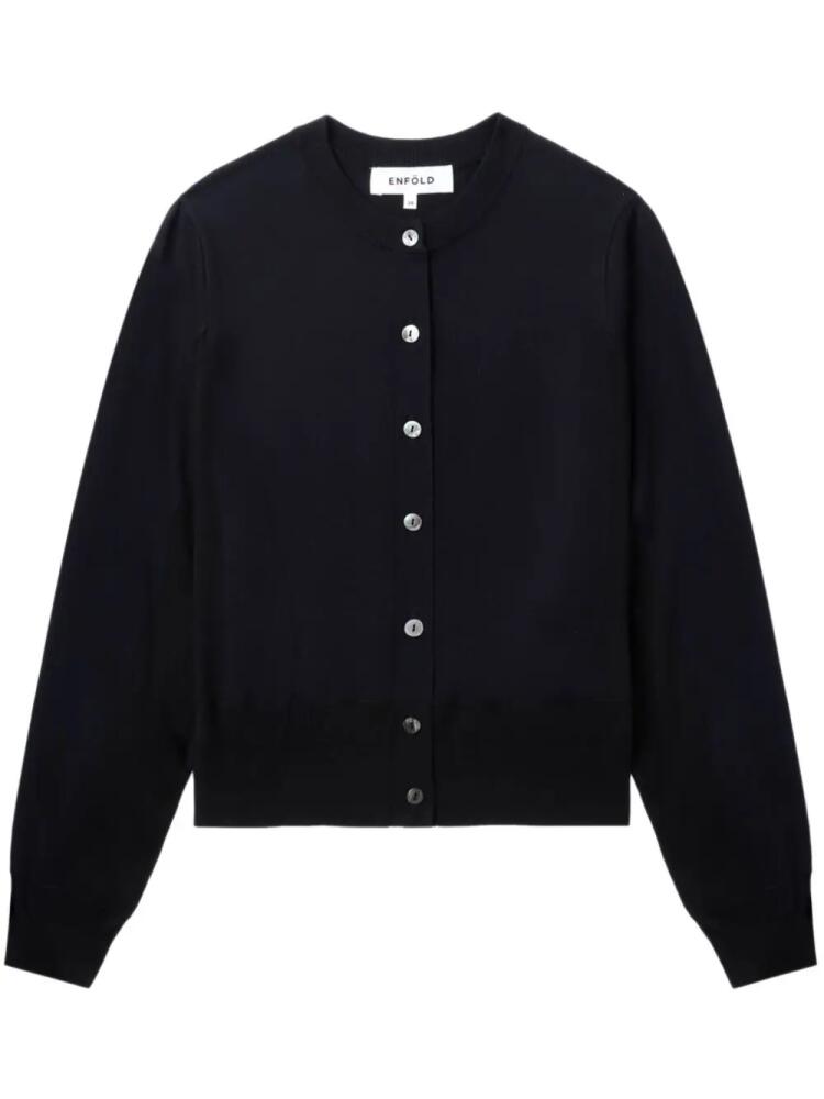 Enföld long sleeve cardigan - Blue Cover