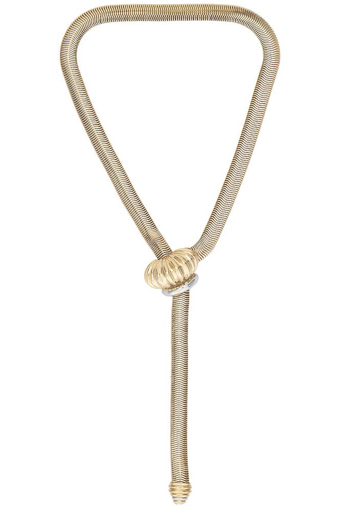 Demarson Lexi Necklace in Metallic Gold Cover