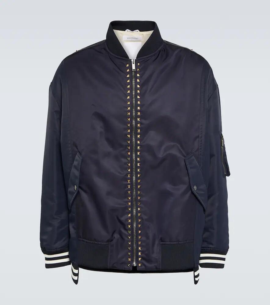 Valentino Rockstud Untitled bomber jacket Cover