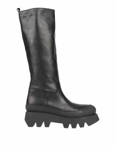 Divine Follie Woman Boot Black Calfskin Cover