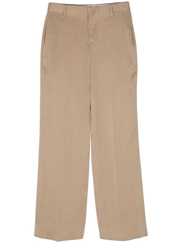 Briglia 1949 velvet wide-leg trousers - Neutrals Cover