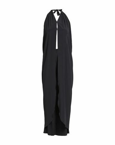 Jucca Woman Jumpsuit Black Acetate, Silk Cover