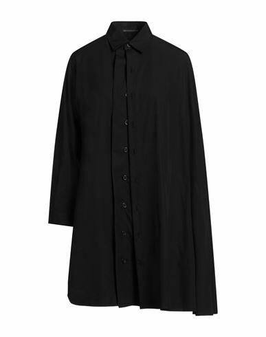 Yohji Yamamoto Woman Shirt Black Cotton Cover