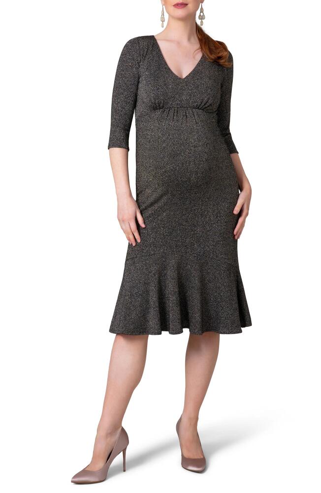 Tiffany Rose Stella Sparkle Knit Maternity Dress in Sparkle Black Cover