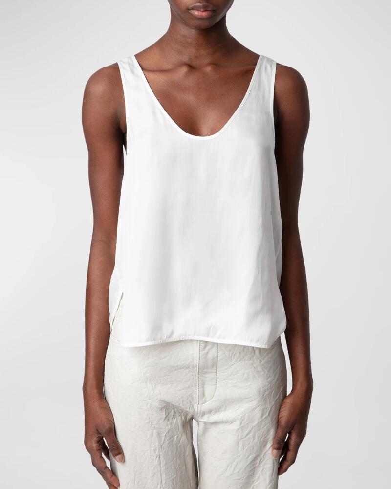 Zadig & Voltaire Carys Satin Tank Top Cover