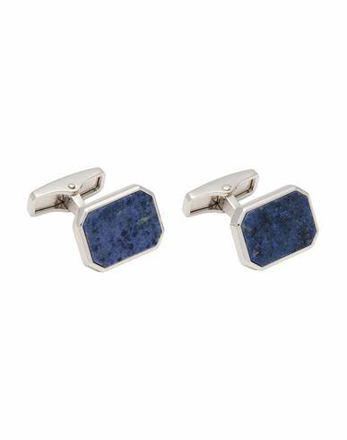 Dunhill Man Cufflinks and Tie Clips Blue Metal Cover