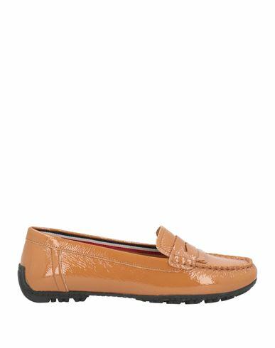 Geox Woman Loafers Camel Soft Leather Cover