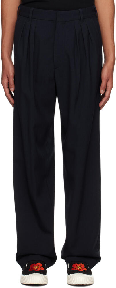 Kenzo Navy Kenzo Paris Tailored Trousers Cover