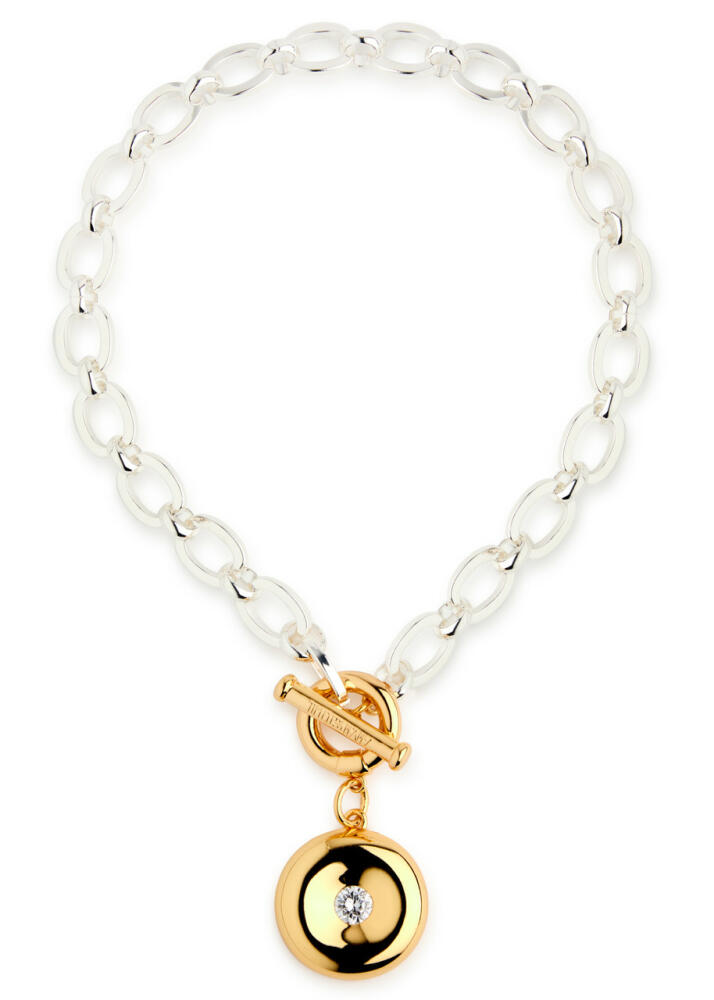 Timeless Pearly 24kt Gold-plated and Silver-plated Chain Necklace Cover