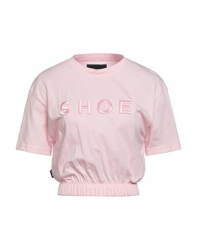 Shoe Woman T-shirt Light pink Cotton Cover