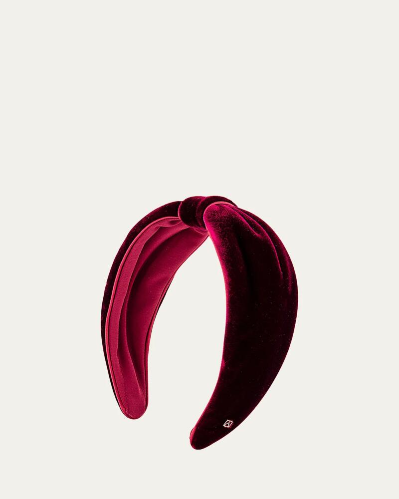 Alexandre de Paris Knot Velvet Headband Cover