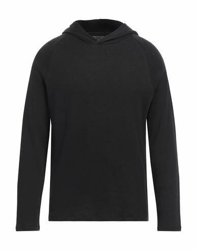 Majestic Filatures Man Sweater Black Cotton, Cashmere, Silk Cover