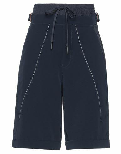 High Woman Shorts & Bermuda Shorts Midnight blue Polyester, Elastane Cover