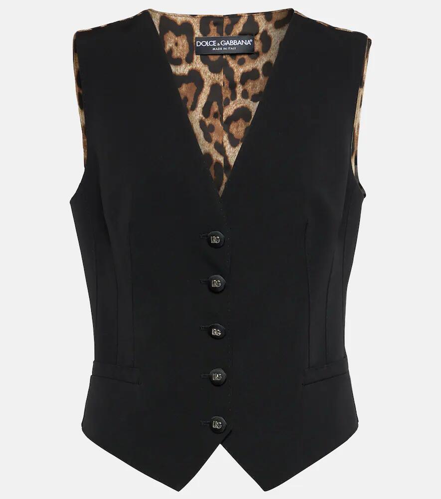 Dolce & Gabbana Wool-blend vest Cover