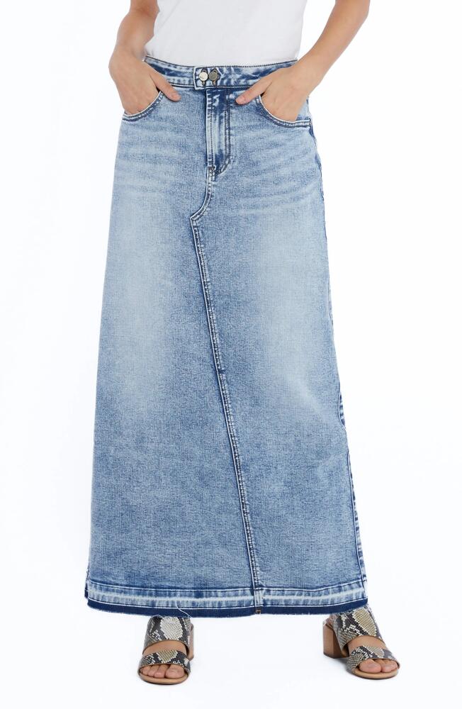 Wash Lab Denim Align Denim Maxi Skirt in Azure Wash Cover