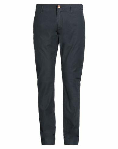 Hand Picked Man Pants Midnight blue Cotton, Elastane Cover