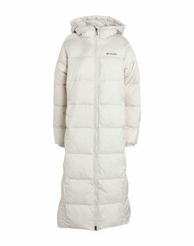 Columbia Puffect Long Jacket Woman Puffer Ivory Polyester Cover