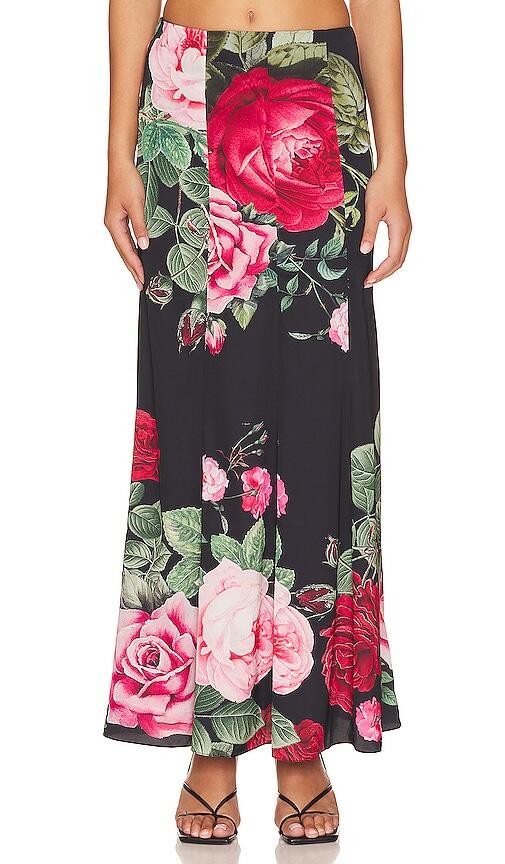 HEMANT AND NANDITA x REVOLVE Maxi Skirt in Black Cover