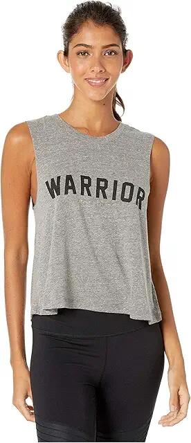 Spiritual Gangster Crop Tank Top (Heather Grey 1) Women's Sleeveless Cover