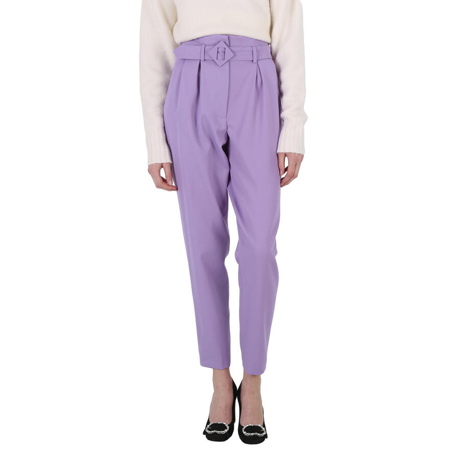 Moschino Ladies Violet Straight Leg Trousers Cover