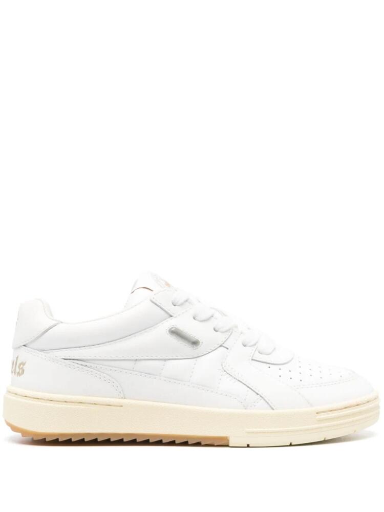 Palm Angels University leather sneakers - White Cover