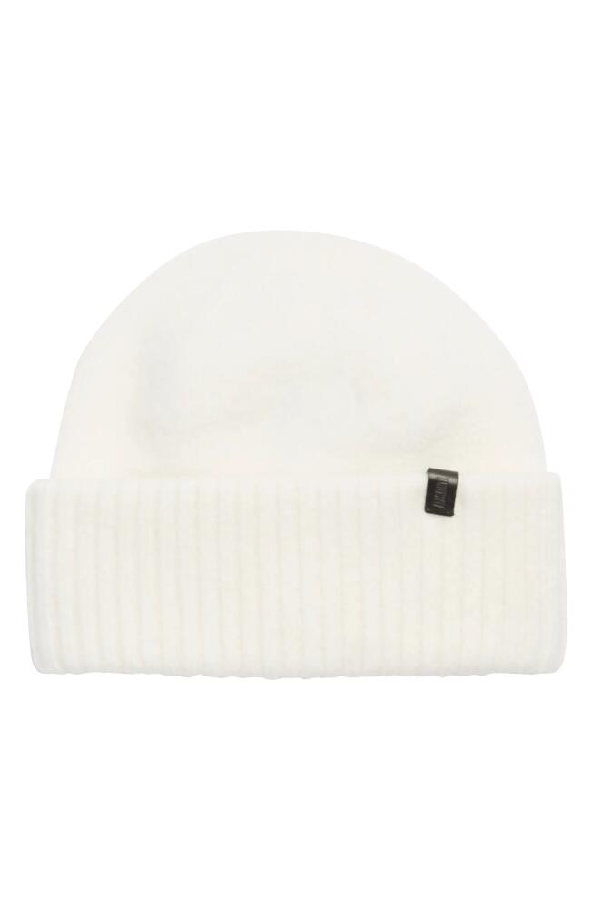 AllSaints Brushed Wool Blend Beanie in Chalk Cover