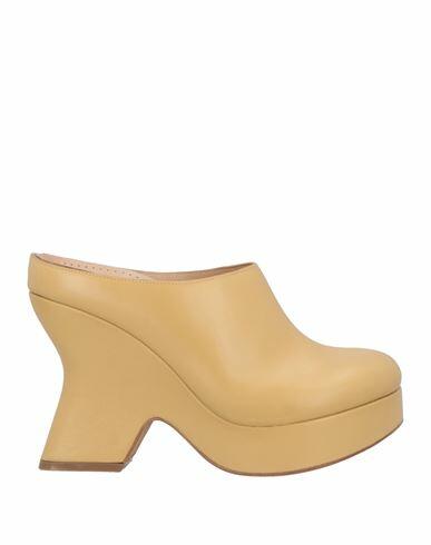 Loewe Woman Mules & Clogs Ocher Soft Leather Cover