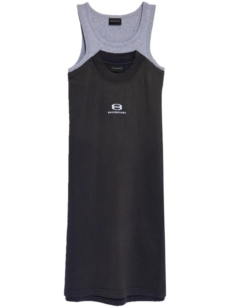 Balenciaga layered sleeveless dress - Black Cover