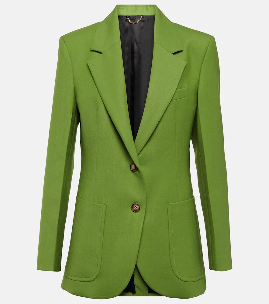 Victoria Beckham Single-breasted wool-blend blazer Cover