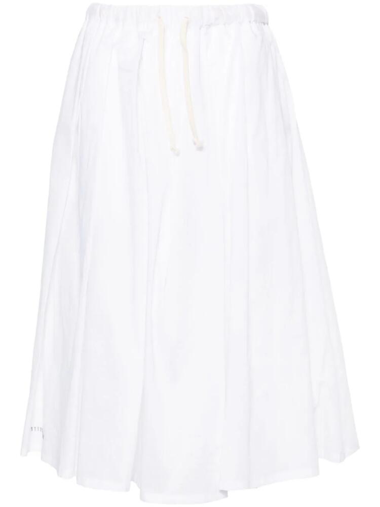 Société Anonyme pleated midi skirt - White Cover