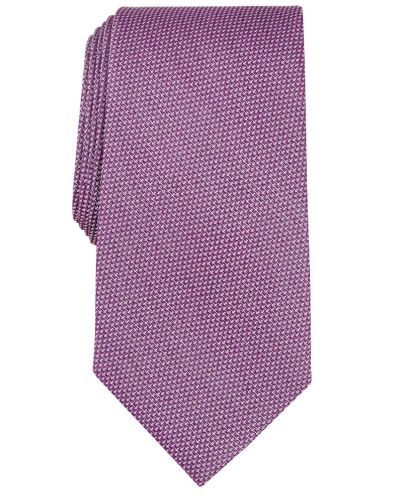 Michael Kors Men's Emerald Textured Tie - Fuschia Cover