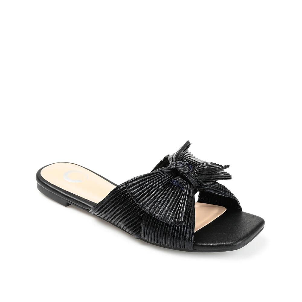 Journee Collection Wide Width Serlina Slide Sandal | Women's | Black Cover