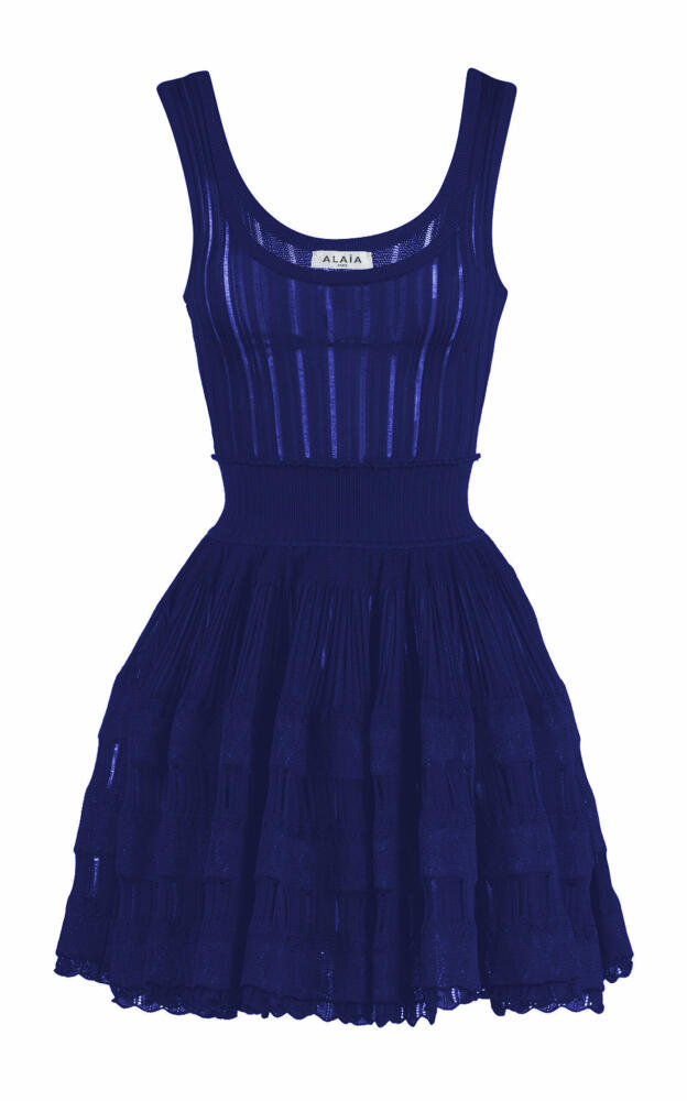 ALAA - Crinoline Mini Dress - Blue Cover