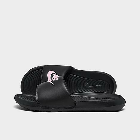 Nike Women's Victori One Slide Sandals in Black/Black Cover