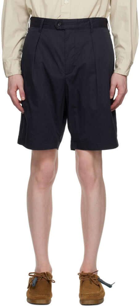 Engineered Garments Navy Sunset Shorts Cover