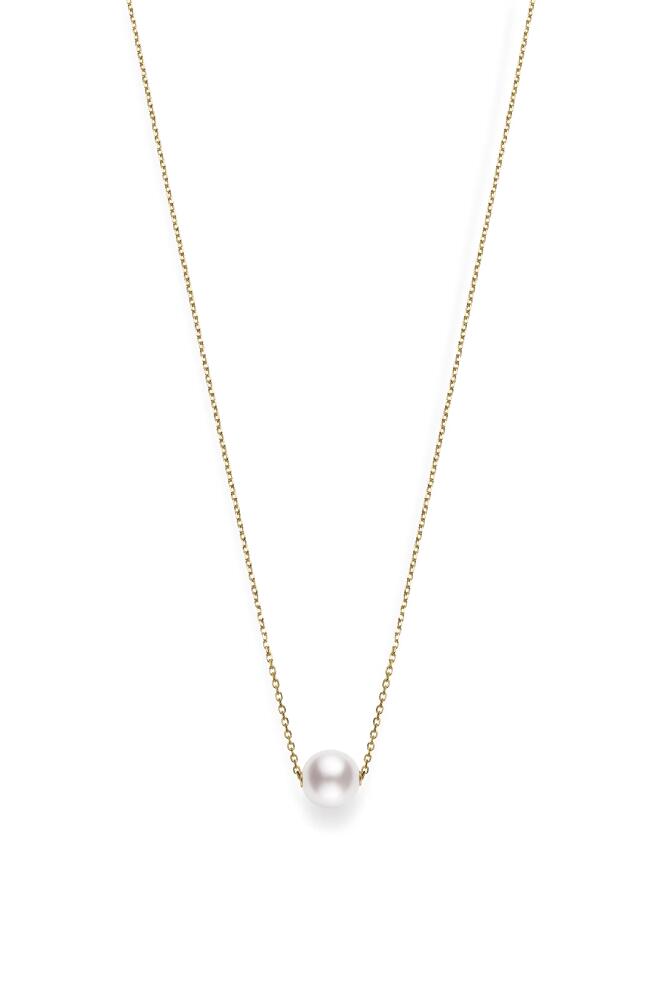 Mikimoto Akoya Pearl Necklace in Pearl/Yellow Gold Cover