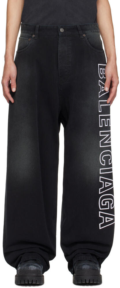 Balenciaga Black Outline Jeans Cover