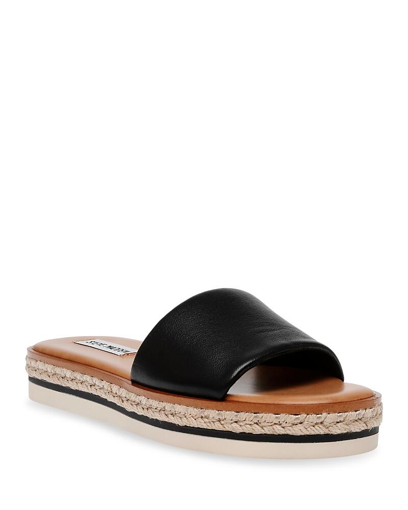 Steve Madden Women's Enough Slip On Espadrille Slide Sandals Cover