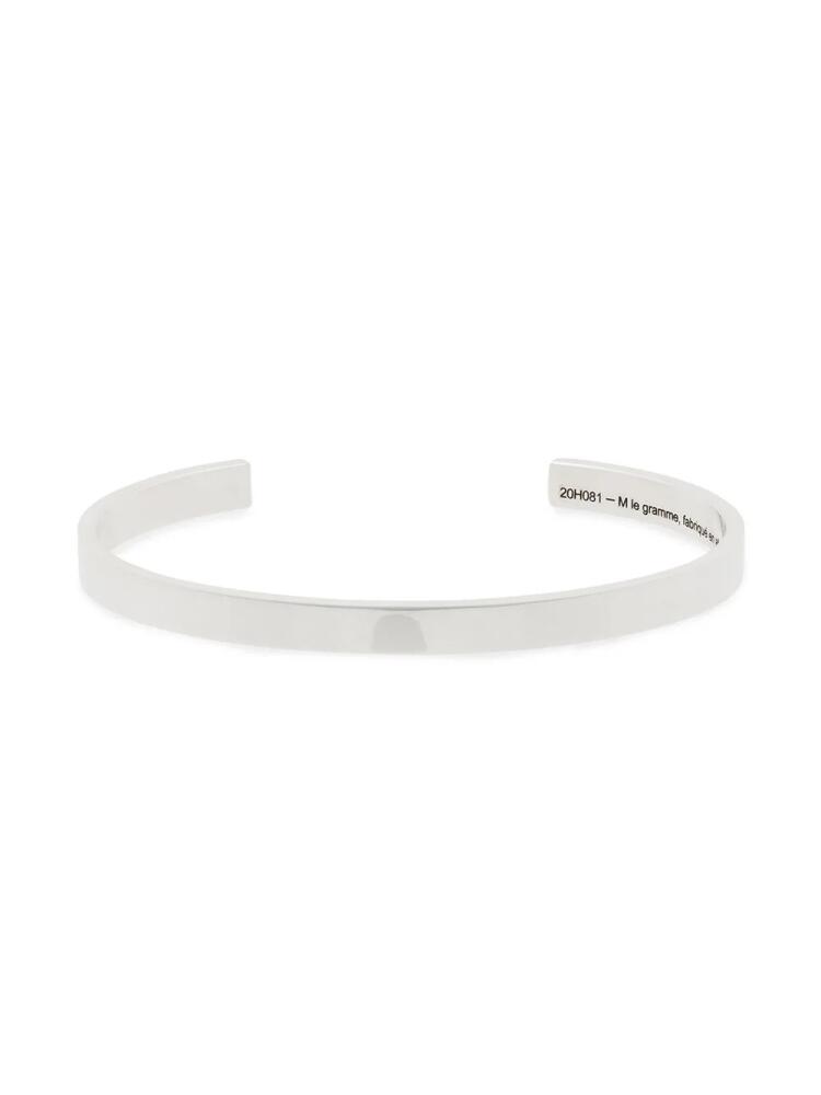 Le Gramme Le 15g polished ribbon bracelet - Silver Cover