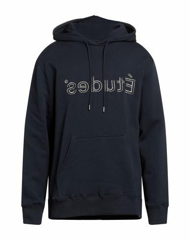 Études Man Sweatshirt Midnight blue Cotton Cover