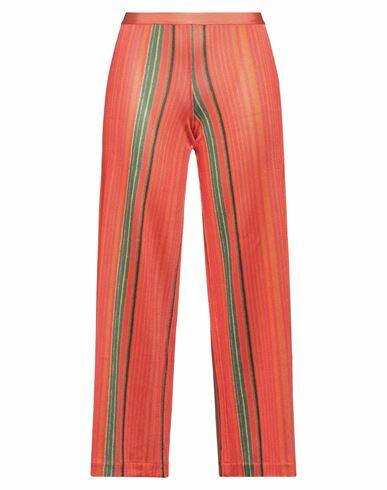 Siyu Woman Pants Orange Viscose, Elastane Cover