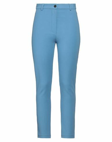 Sonia Rykiel Woman Pants Light blue Cotton, Elastane Cover