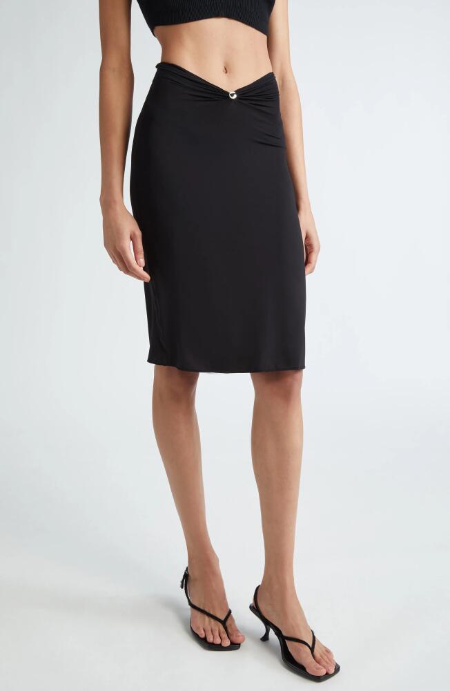 Coperni Triangle Pencil Skirt in Black Cover