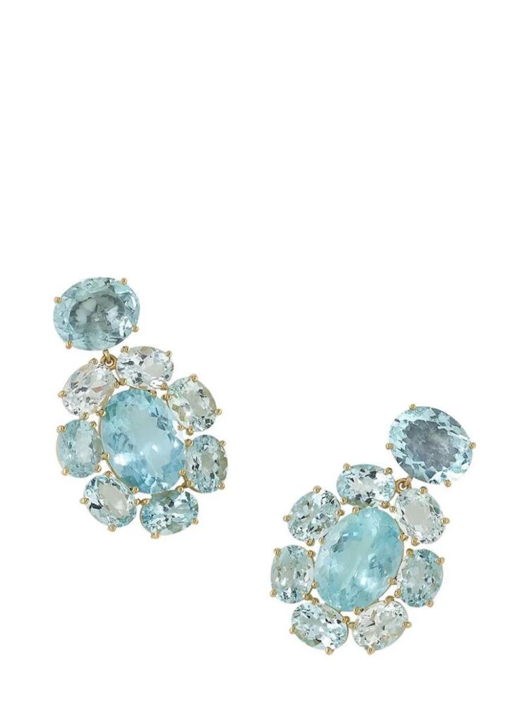 Irene Neuwirth 18kt yellow gold Gemmy Gem aquamarine earrings Cover