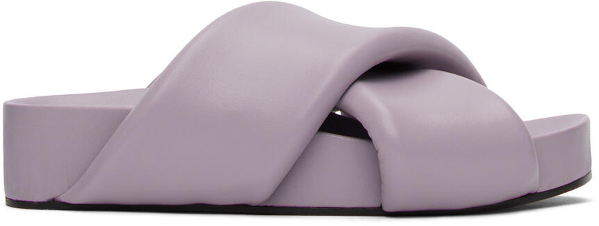 Jil Sander Purple Padded Slides Cover