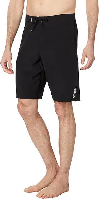 O'Neill Superfreak Solid 21 Boardshorts (Black) Men's Swimwear Cover