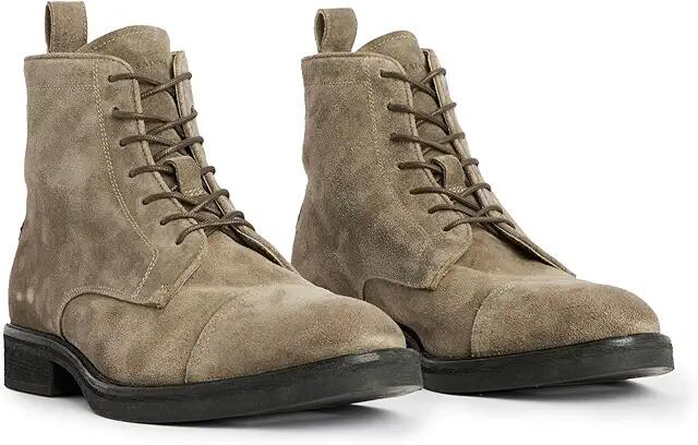 AllSaints Drago Suede Boot (Khaki) Men's Boots Cover